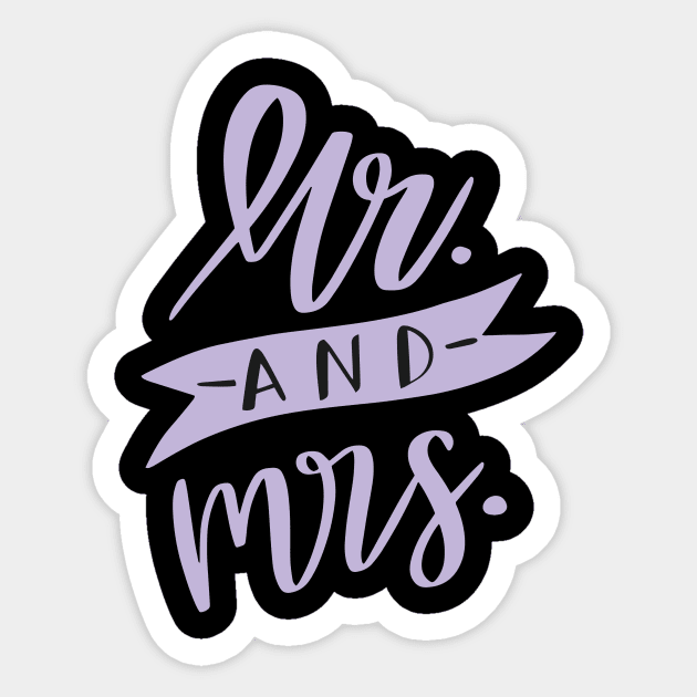 wedding couple lettering Sticker by ghazistore